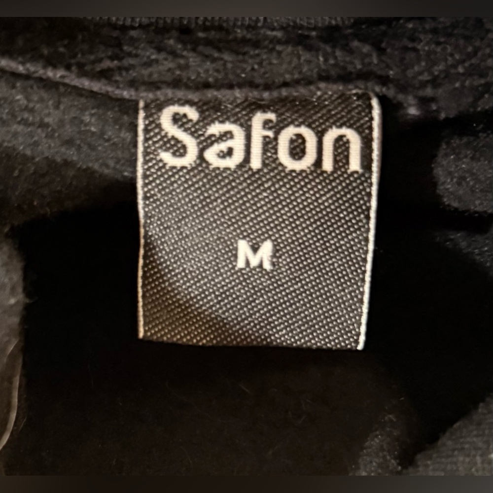 Provence France black & white sweatshirt hoodie.  M - Picture 3 of 3